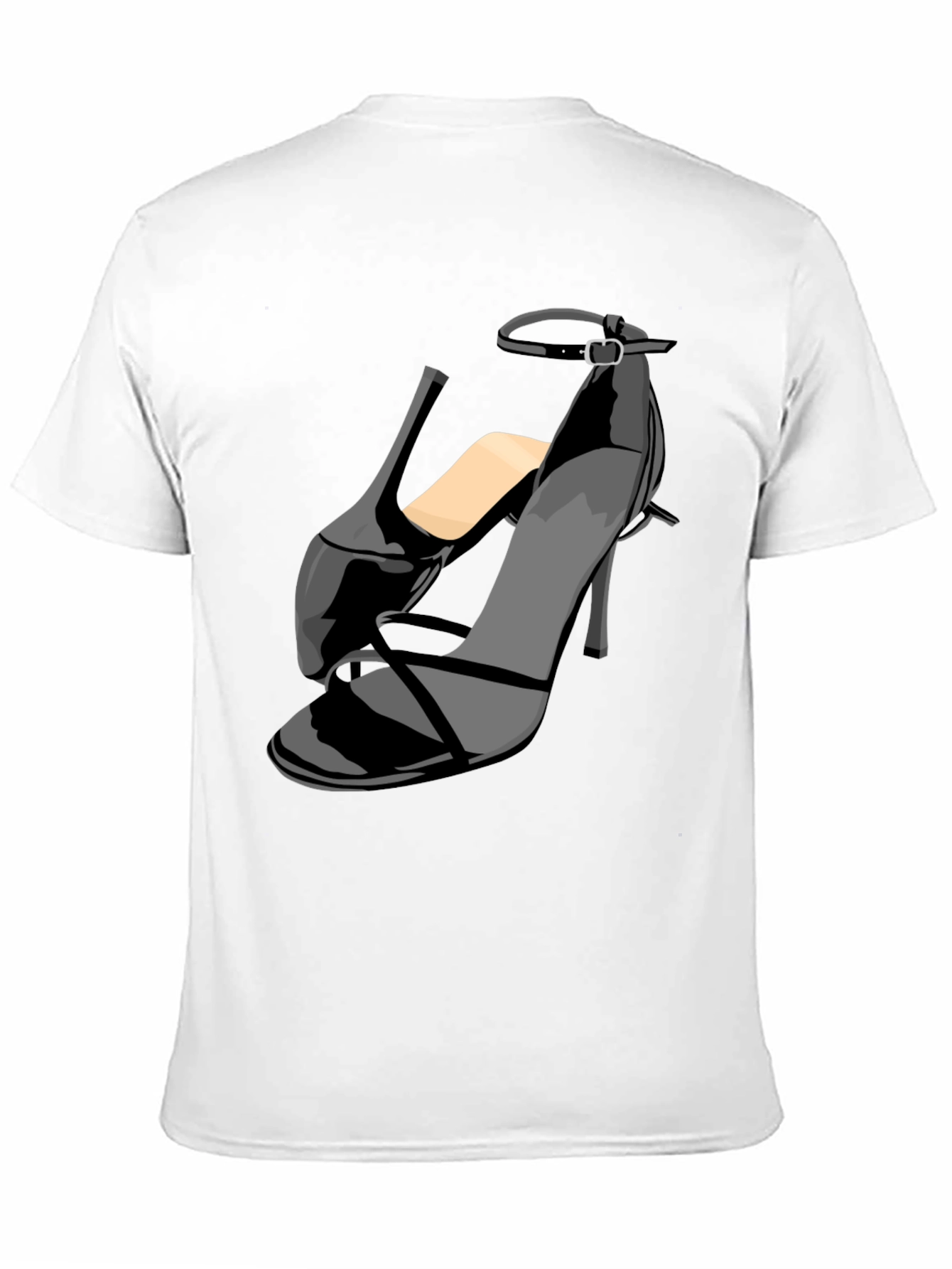 Black Stiletto Heel Graphic T-Shirt