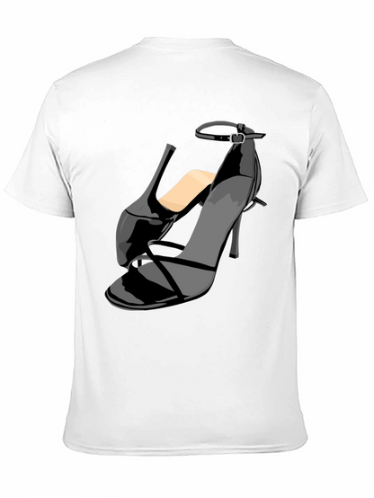 Black Stiletto Heel Graphic T-Shirt