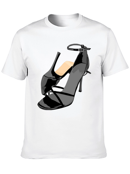 Black Stiletto Heel Graphic T-Shirt