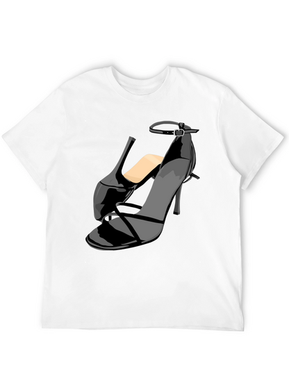 Black Stiletto Heel Graphic T-Shirt
