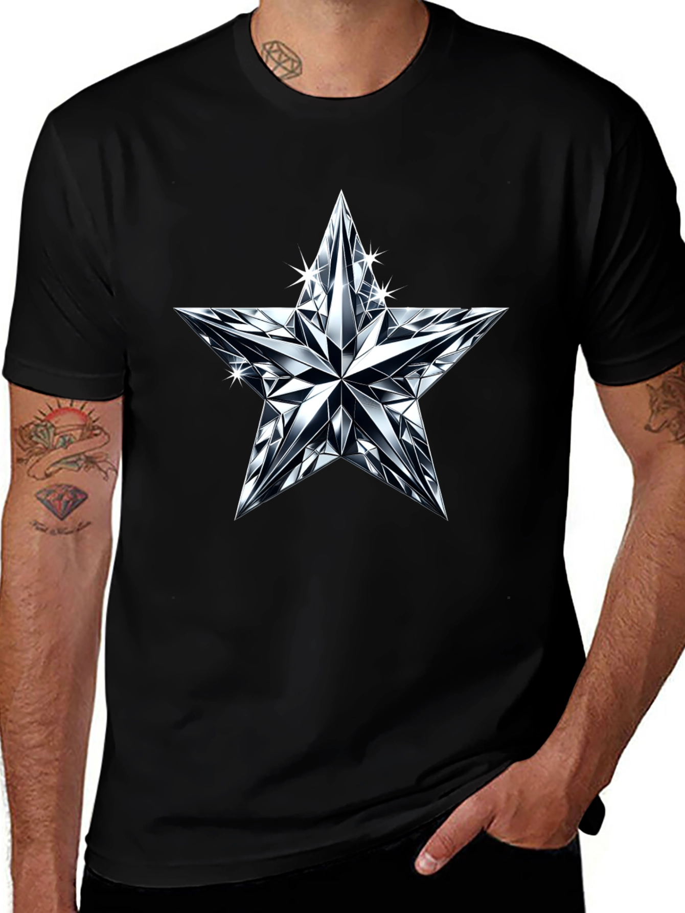 Diamond Star Graphic T-Shirt