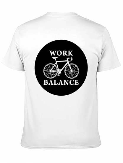 Work Balance Bike Graphic Tee - Black