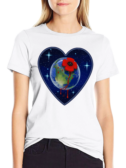 Earth Love Heart T-Shirt