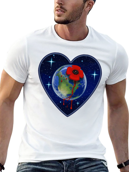 Earth Love Heart T-Shirt