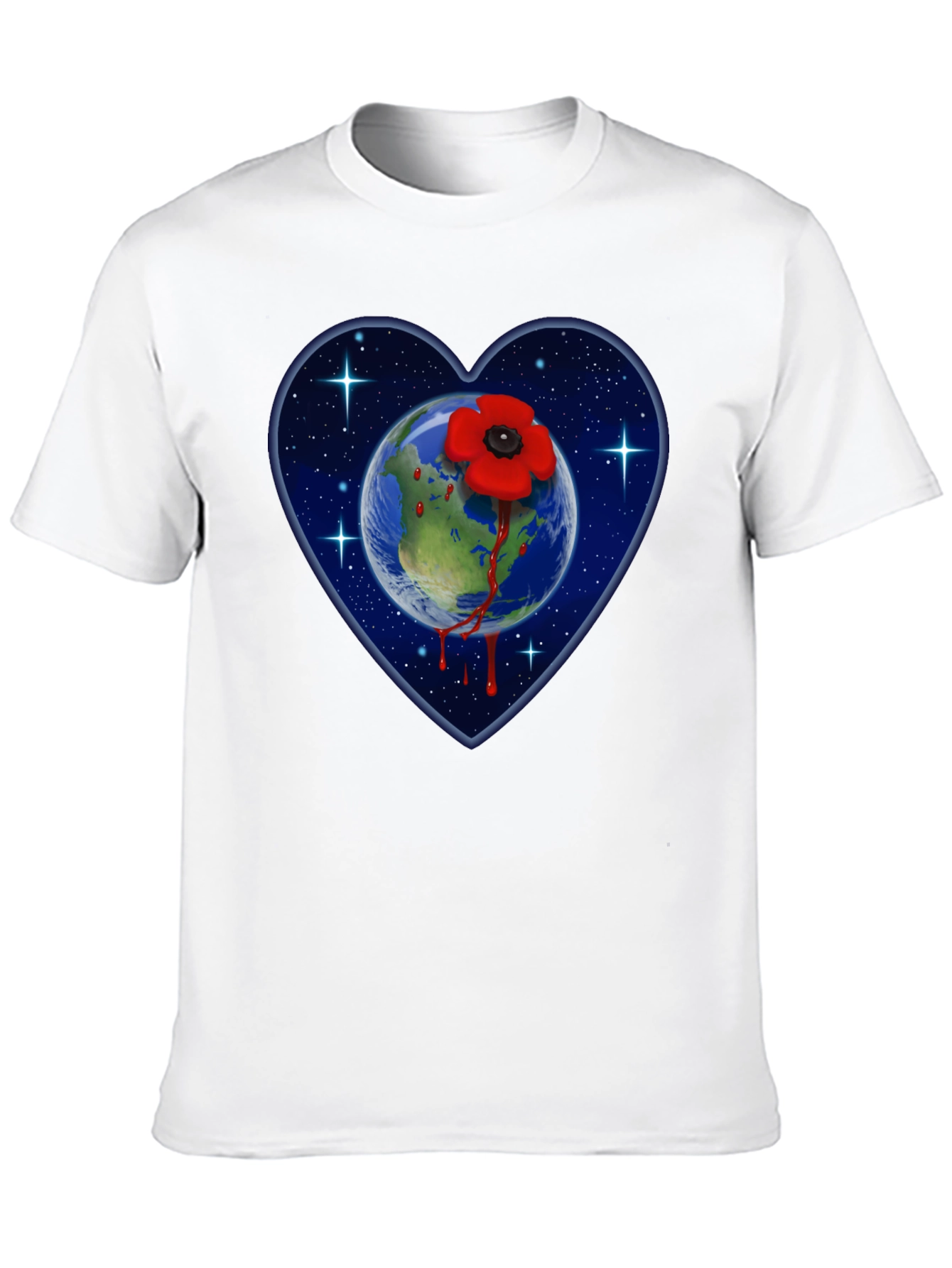 Earth Love Heart T-Shirt
