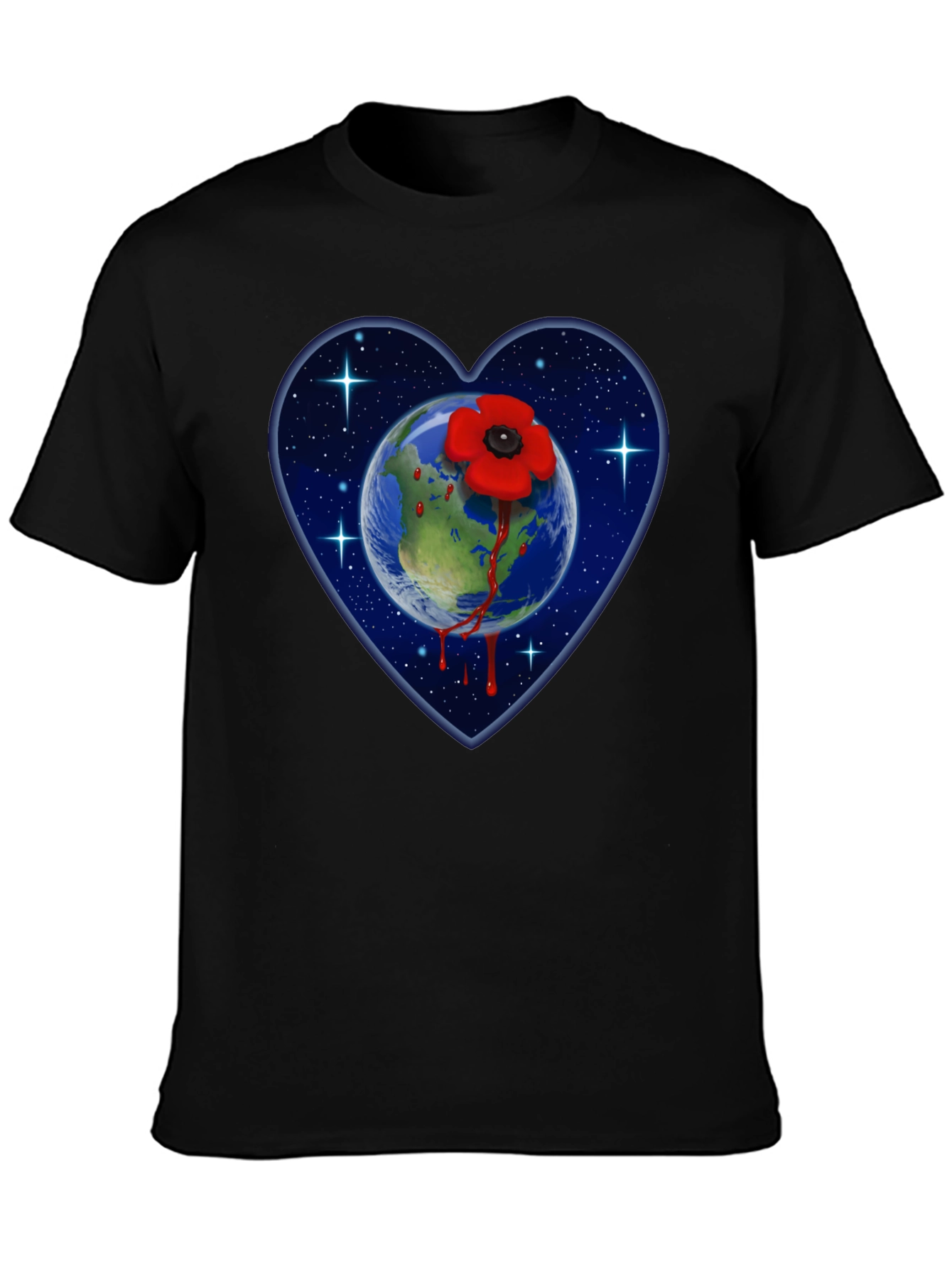 Earth Love Heart T-Shirt