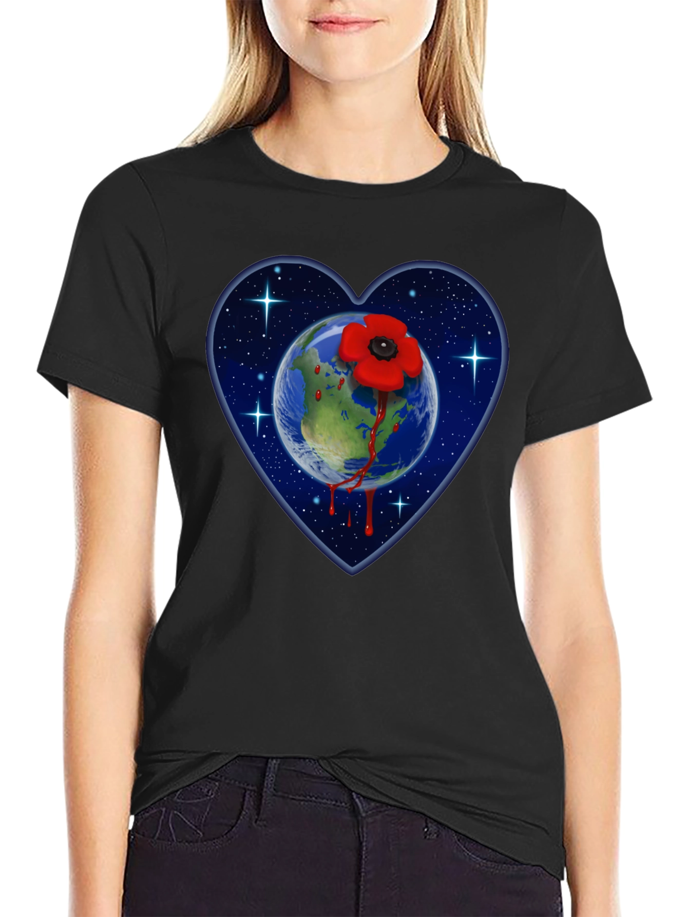 Earth Love Heart T-Shirt