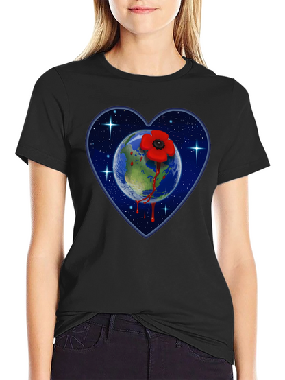 Earth Love Heart T-Shirt