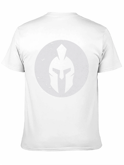 Spartan Helmet Graphic T-Shirt - Black