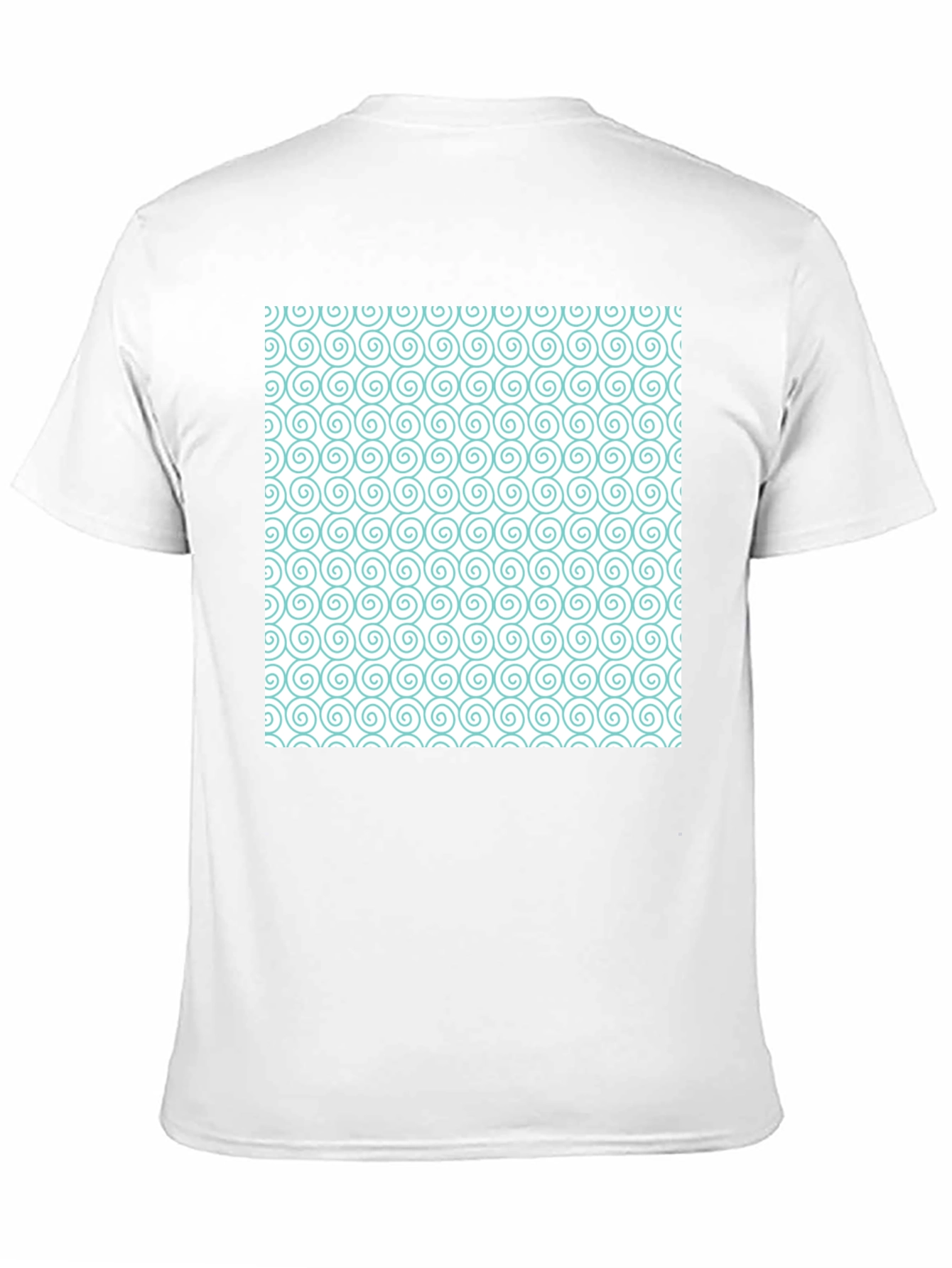 Spiral Pattern Graphic Tee - Stylish Casual Wear