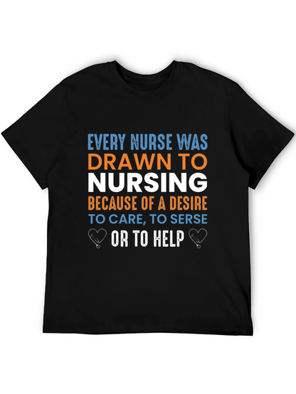 Nurse Drawn To Nursing T-Shirt