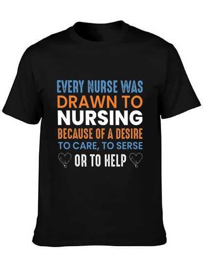 Nurse Drawn To Nursing T-Shirt