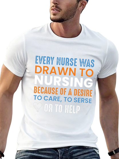 Nurse Drawn To Nursing T-Shirt