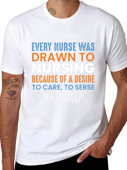 Nurse Drawn To Nursing T-Shirt
