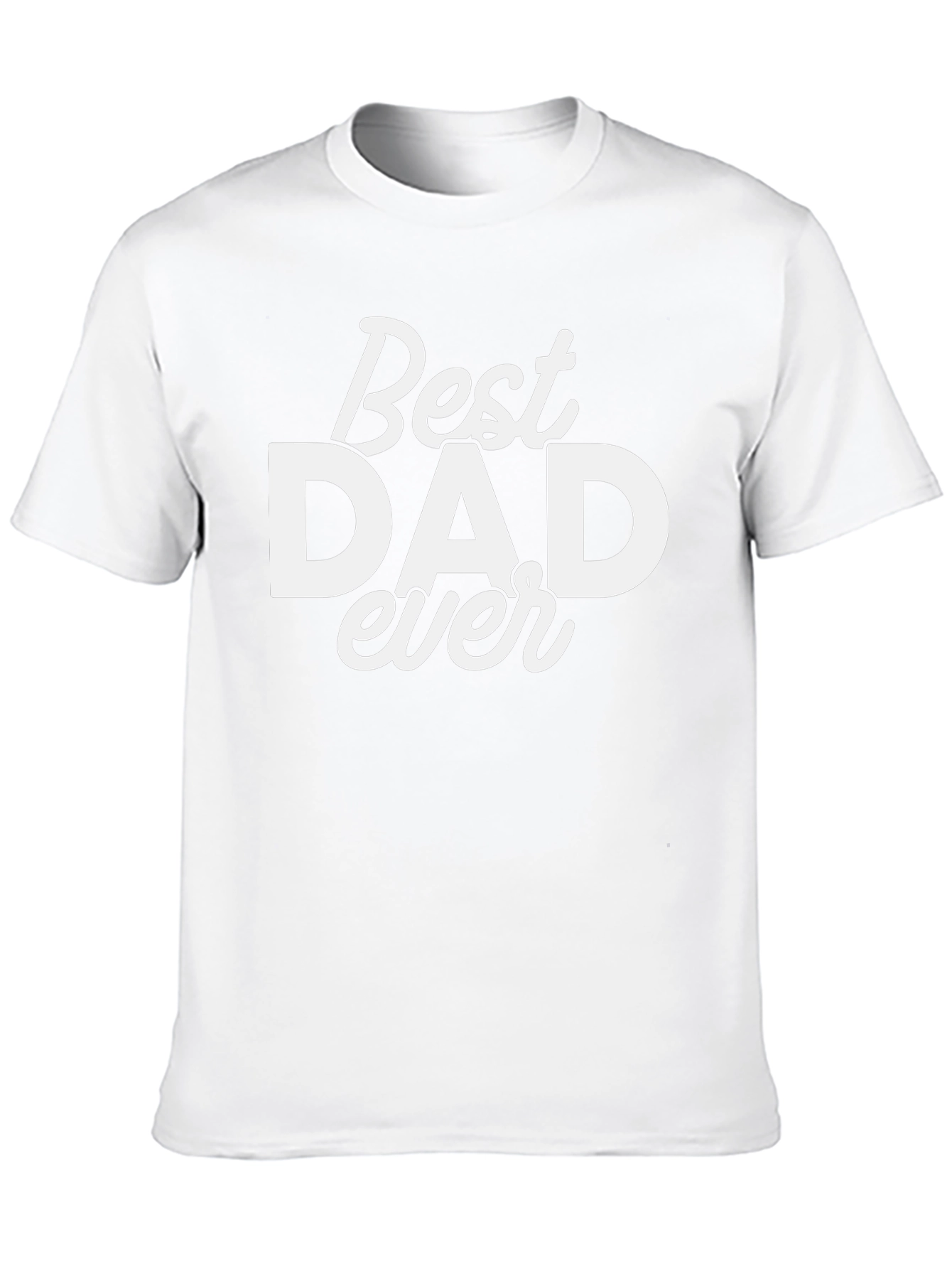 Best Dad Ever Black T-Shirt - Fathers Day Gift