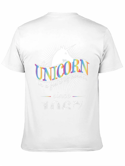 Unicorn Since 1987 Mens Graphic T-Shirt