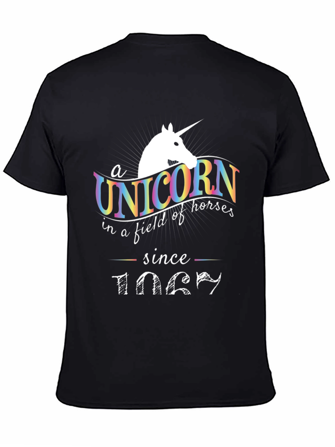 Unicorn Since 1987 Mens Graphic T-Shirt