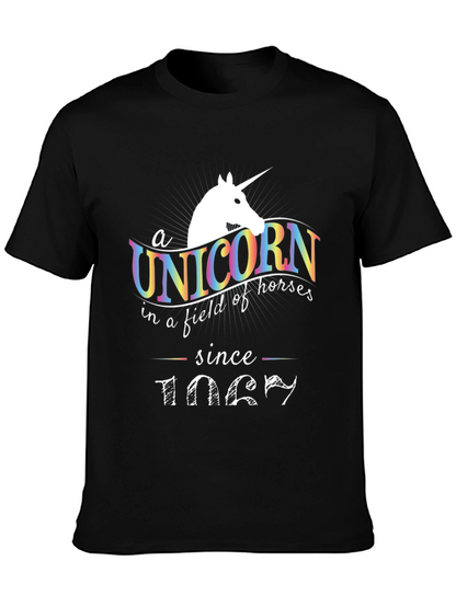 Unicorn Since 1987 Mens Graphic T-Shirt