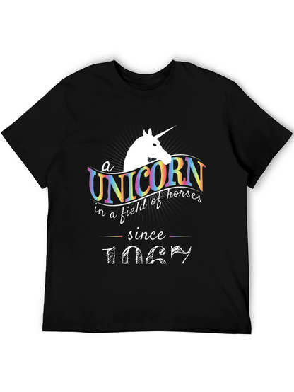 Unicorn Since 1987 Mens Graphic T-Shirt
