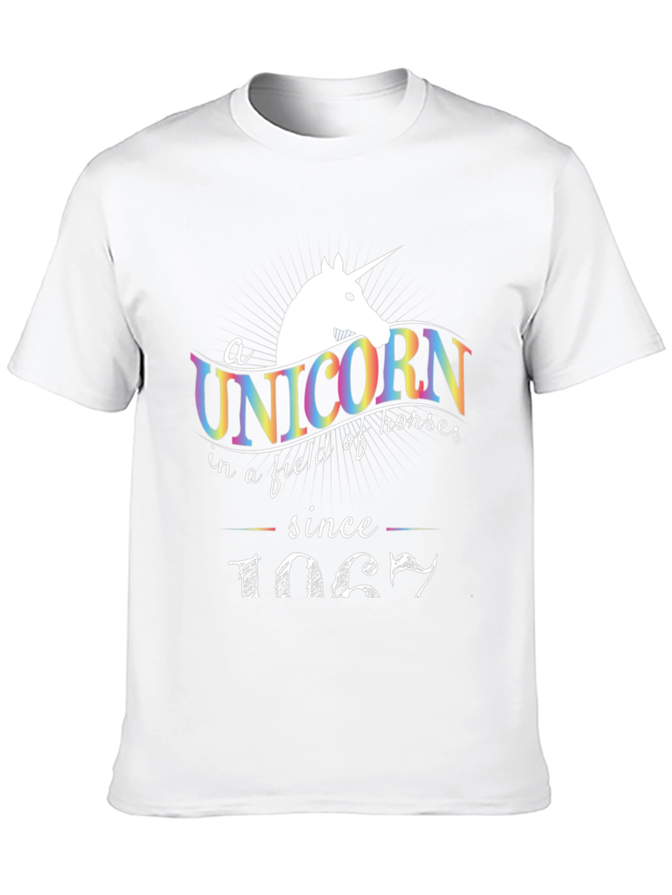 Unicorn Since 1987 Mens Graphic T-Shirt