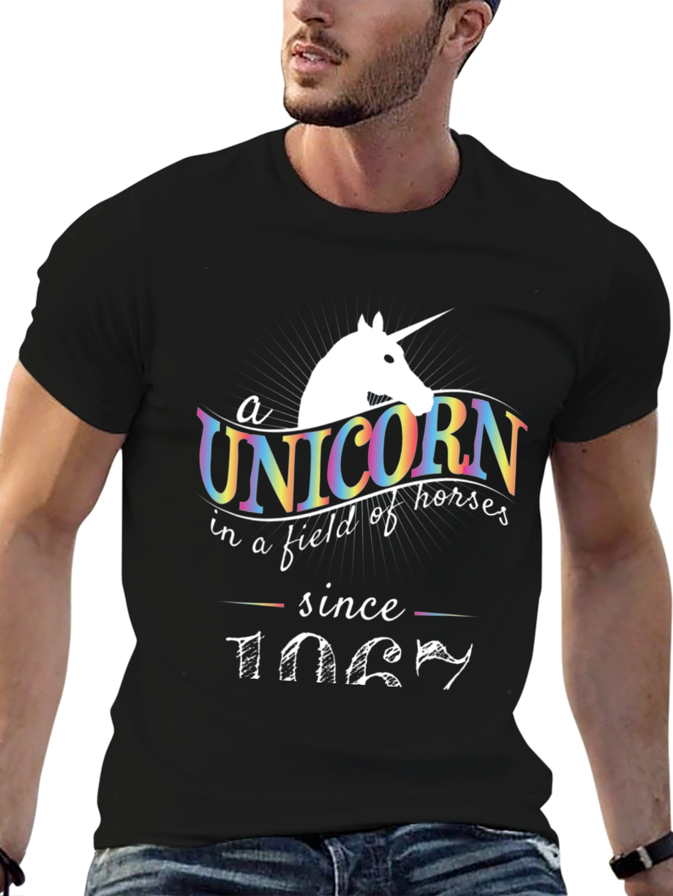 Unicorn Since 1987 Mens Graphic T-Shirt