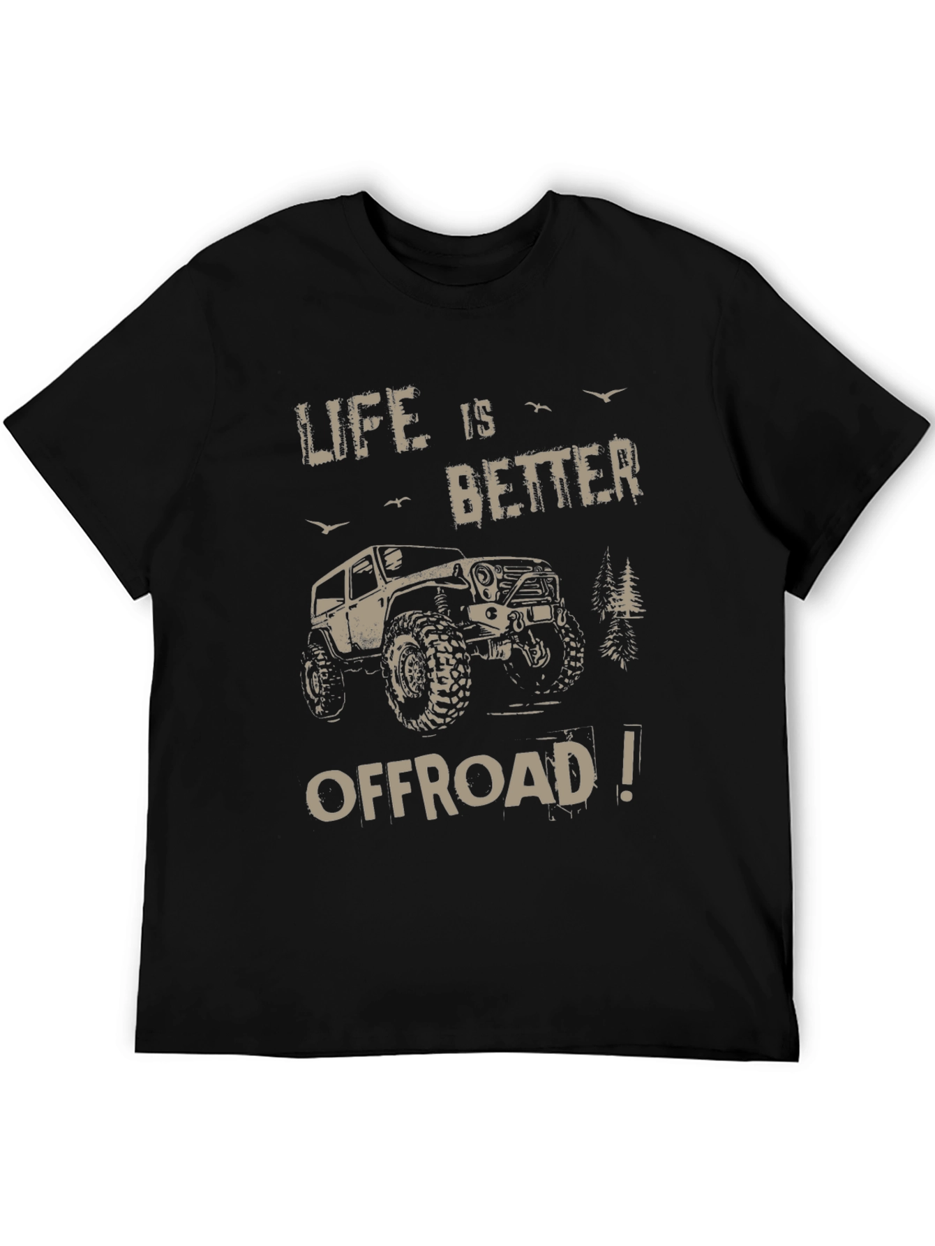Life is Better Offroad T-Shirt - Black