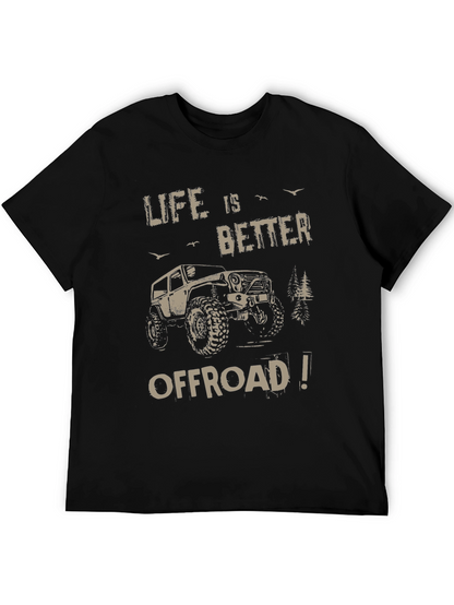 Life is Better Offroad T-Shirt - Black