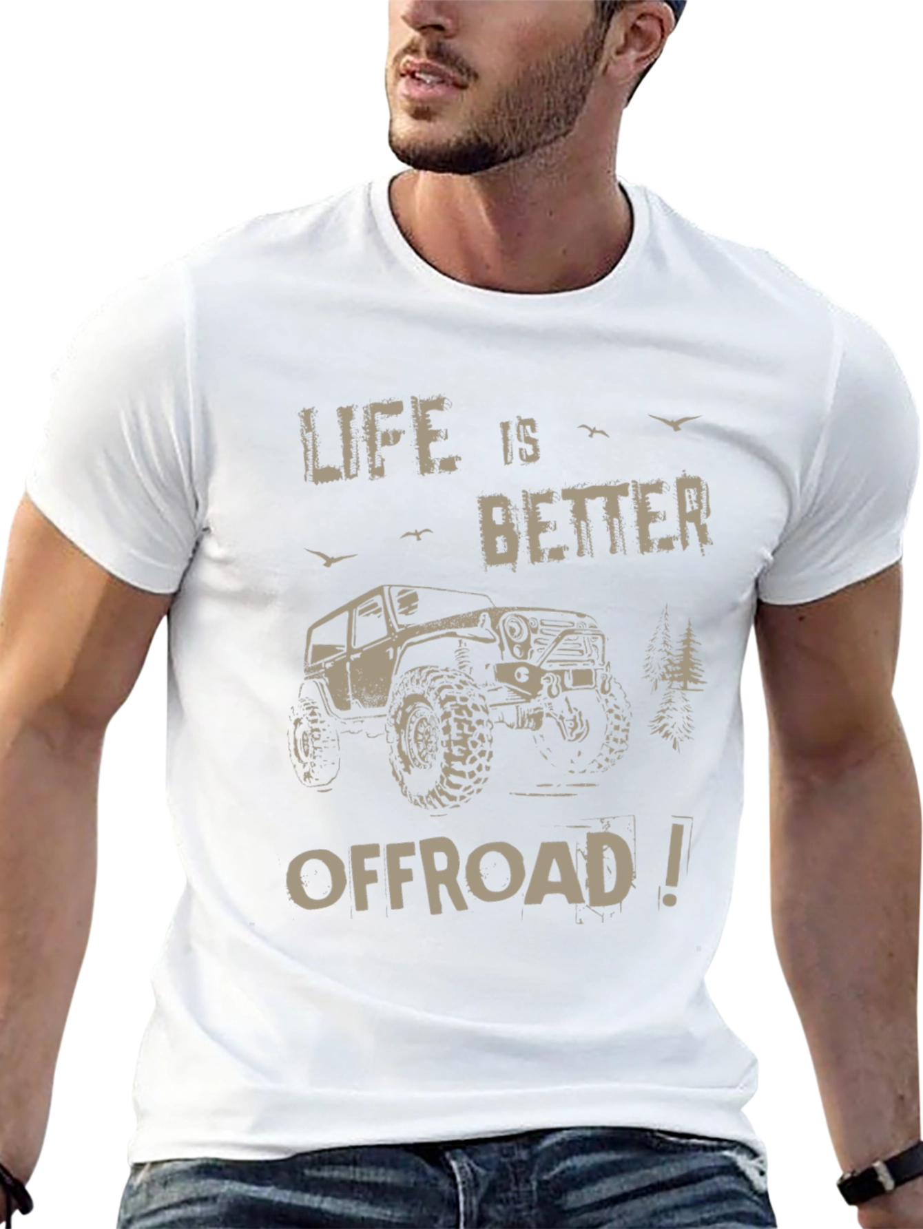 Life is Better Offroad T-Shirt - Black