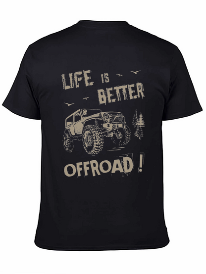 Life is Better Offroad T-Shirt - Black