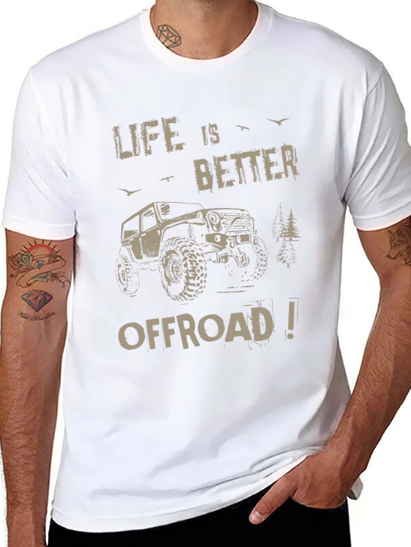 Life is Better Offroad T-Shirt - Black