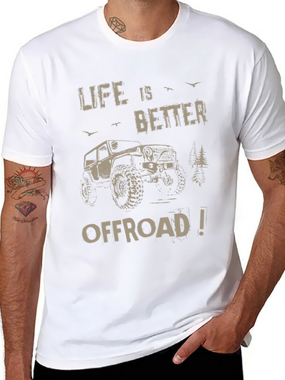 Life is Better Offroad T-Shirt - Black
