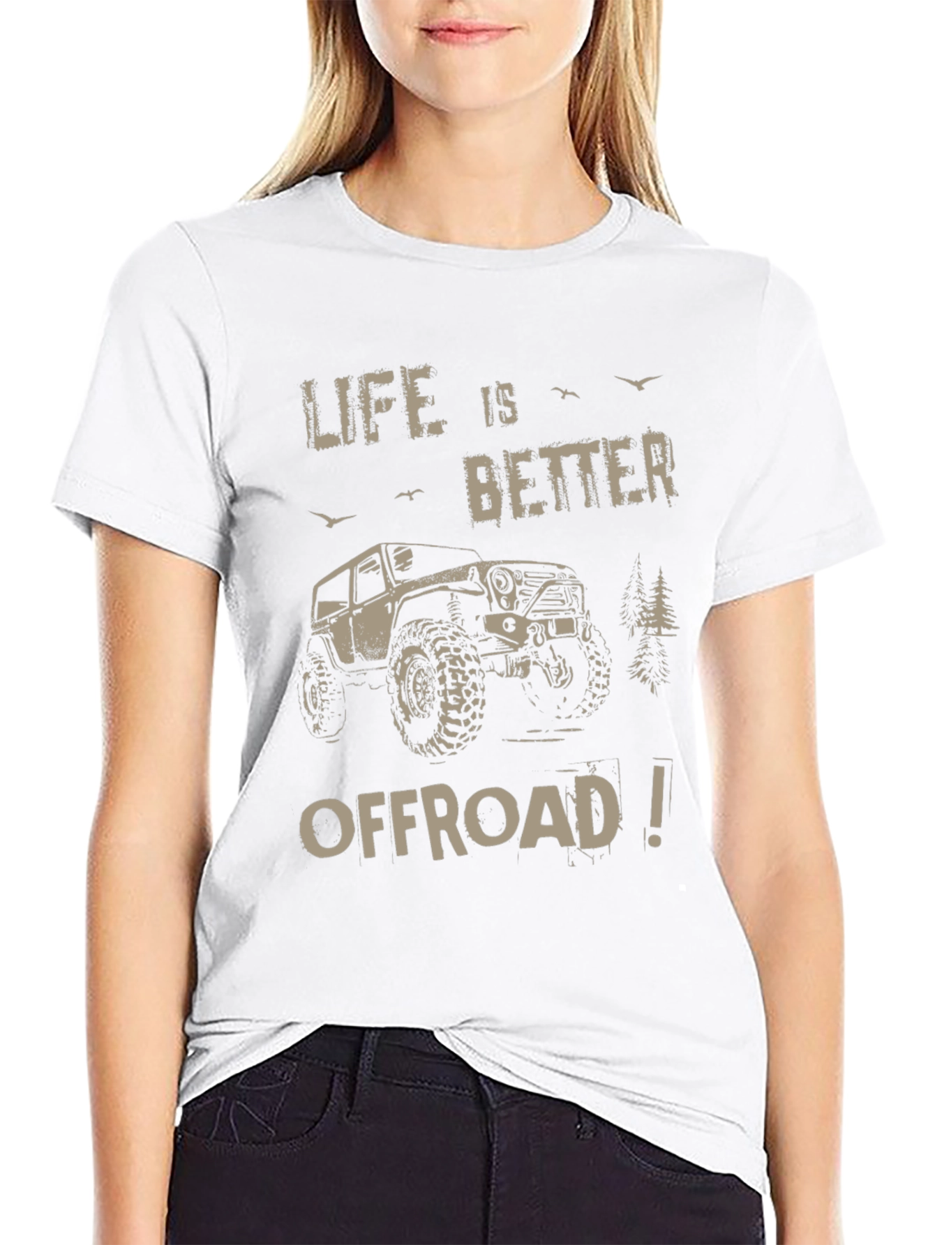 Life is Better Offroad T-Shirt - Black