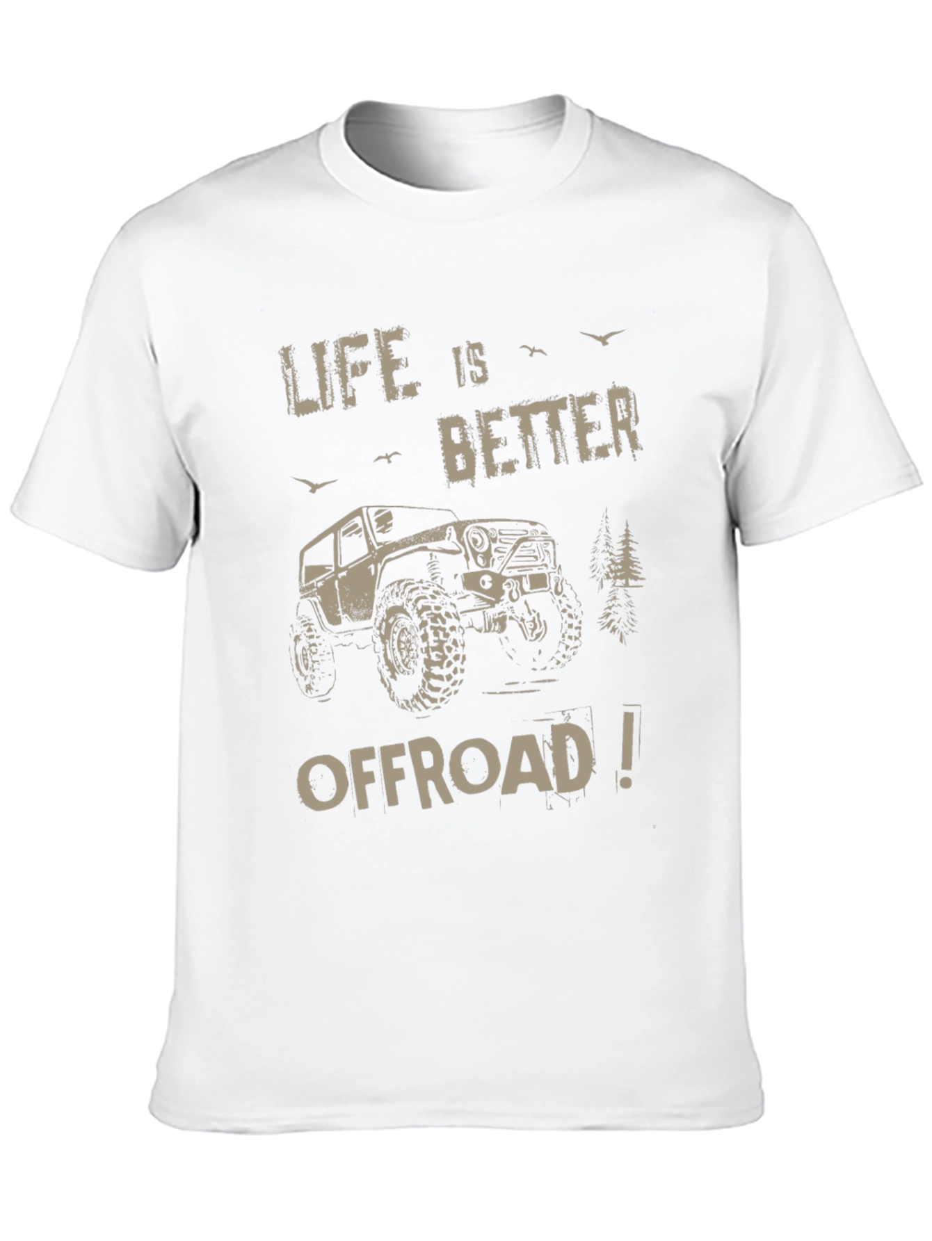 Life is Better Offroad T-Shirt - Black