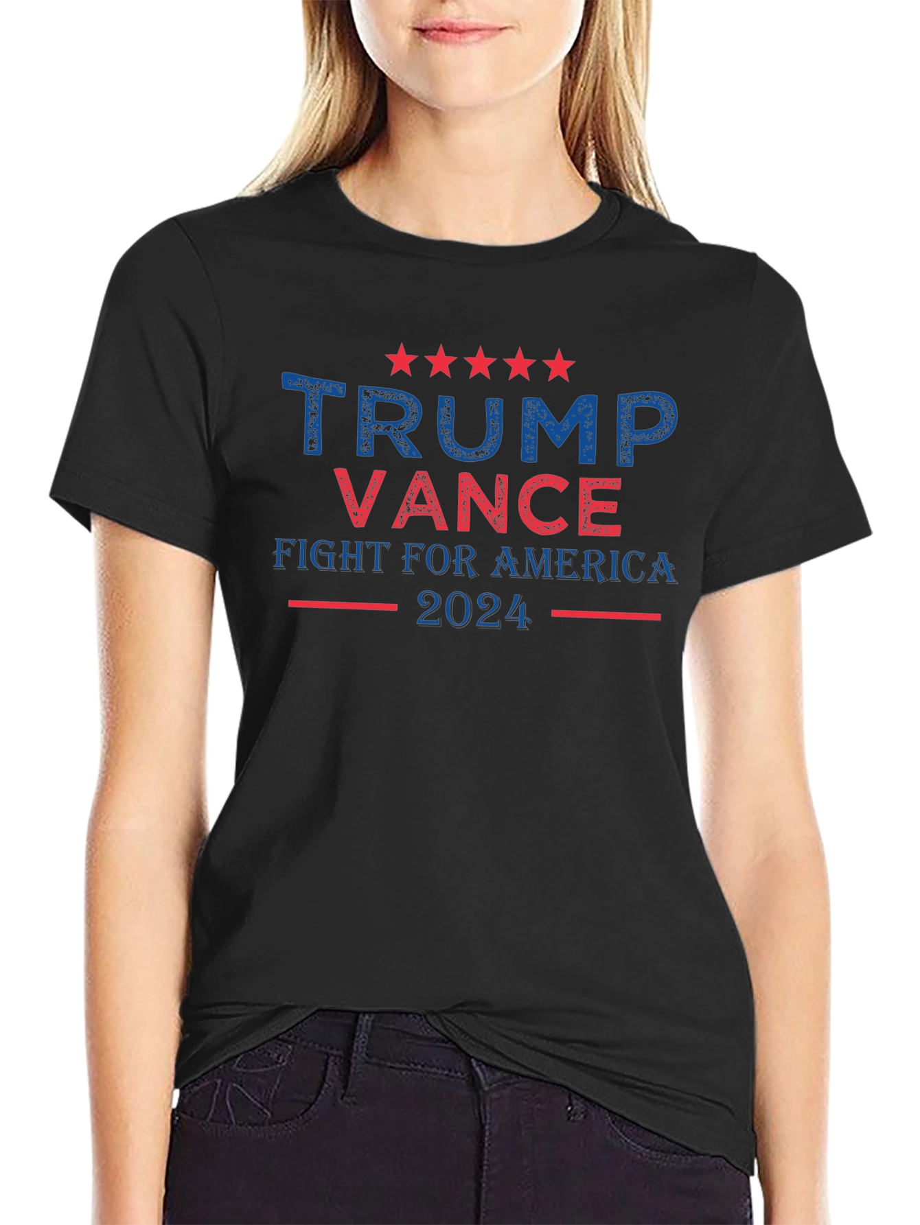 Trump Vance 2024 Black T-Shirt