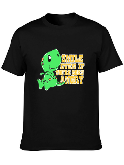 Smile Even If Youre Born Angry T-Shirt