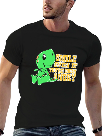 Smile Even If Youre Born Angry T-Shirt