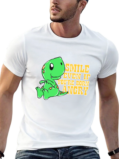 Smile Even If Youre Born Angry T-Shirt