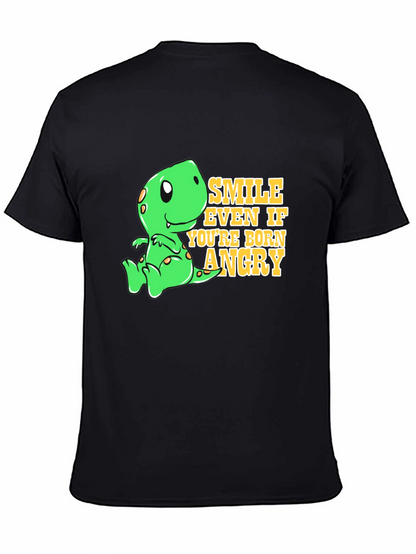 Smile Even If Youre Born Angry T-Shirt