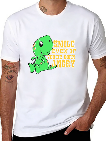 Smile Even If Youre Born Angry T-Shirt