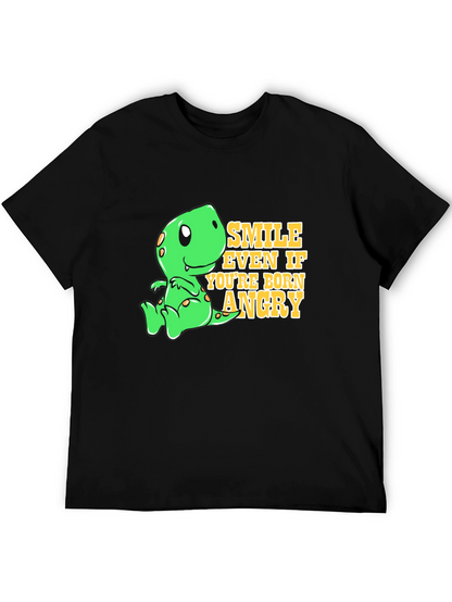 Smile Even If Youre Born Angry T-Shirt