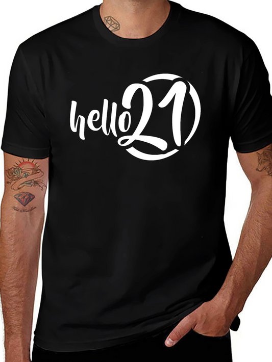 Hello 21 Birthday Celebration T-Shirt