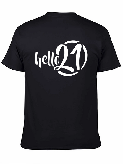 Hello 21 Birthday Celebration T-Shirt