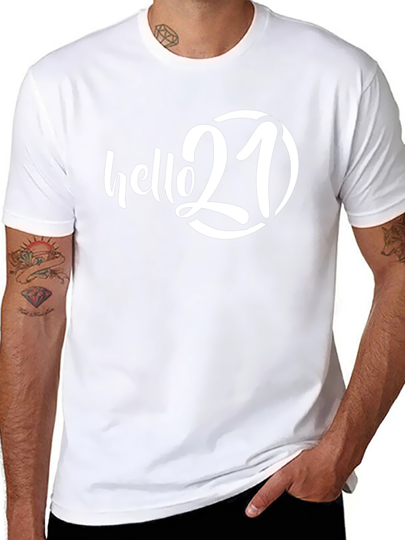 Hello 21 Birthday Celebration T-Shirt