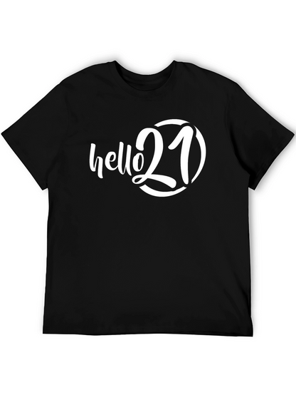 Hello 21 Birthday Celebration T-Shirt