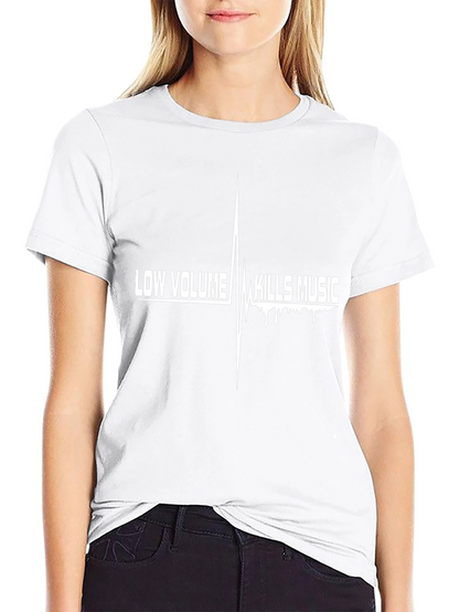 Low Volume Kills Music Black T-Shirt