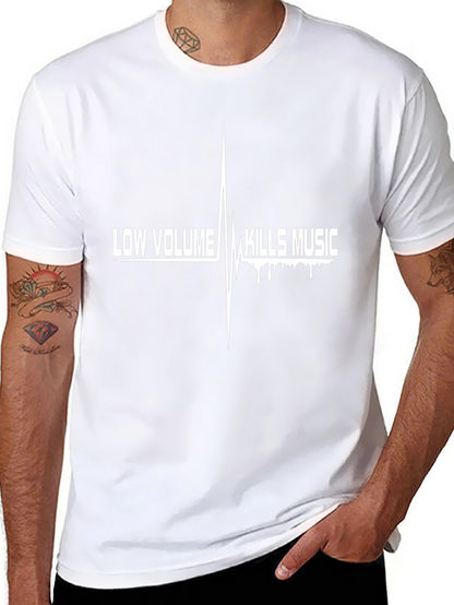 Low Volume Kills Music Black T-Shirt