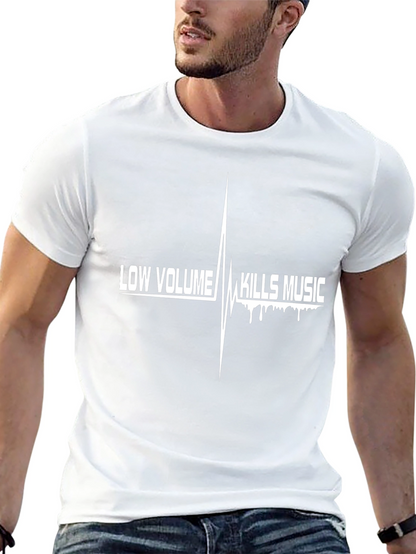 Low Volume Kills Music Black T-Shirt