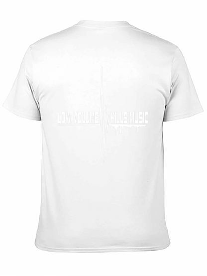 Low Volume Kills Music Black T-Shirt