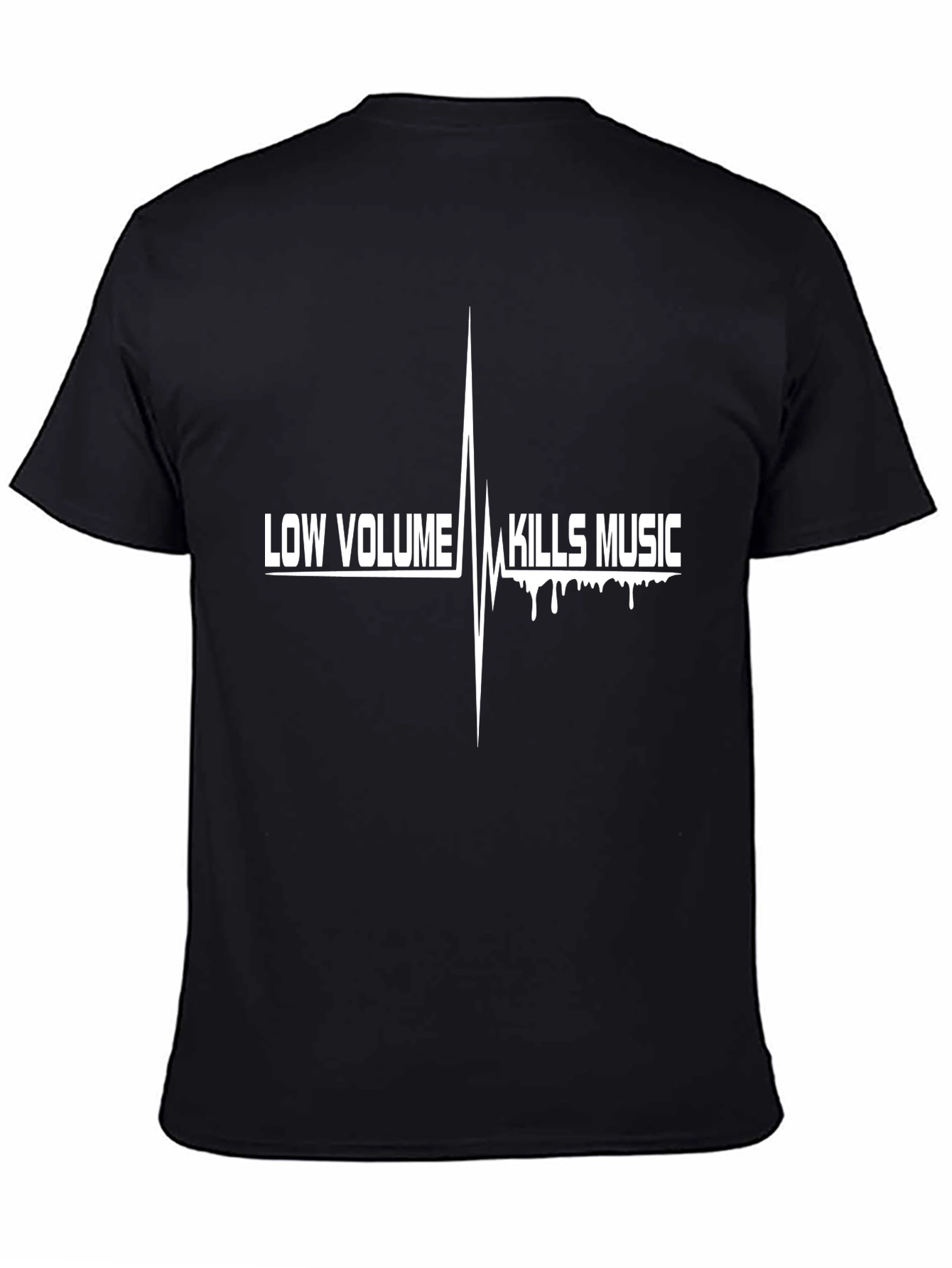 Low Volume Kills Music Black T-Shirt