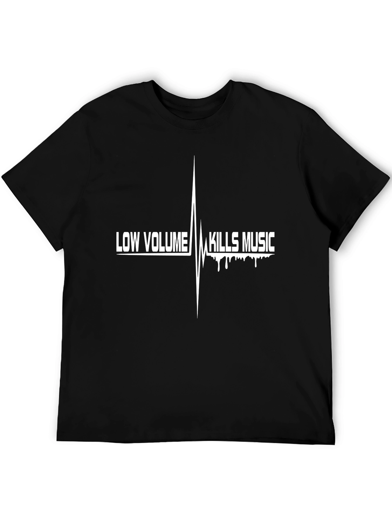 Low Volume Kills Music Black T-Shirt